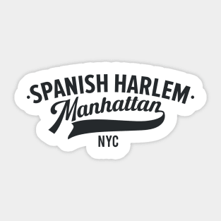 Spanish Harlem: Evoke the Essence of Manhattan's Vibrant Barrio Sticker